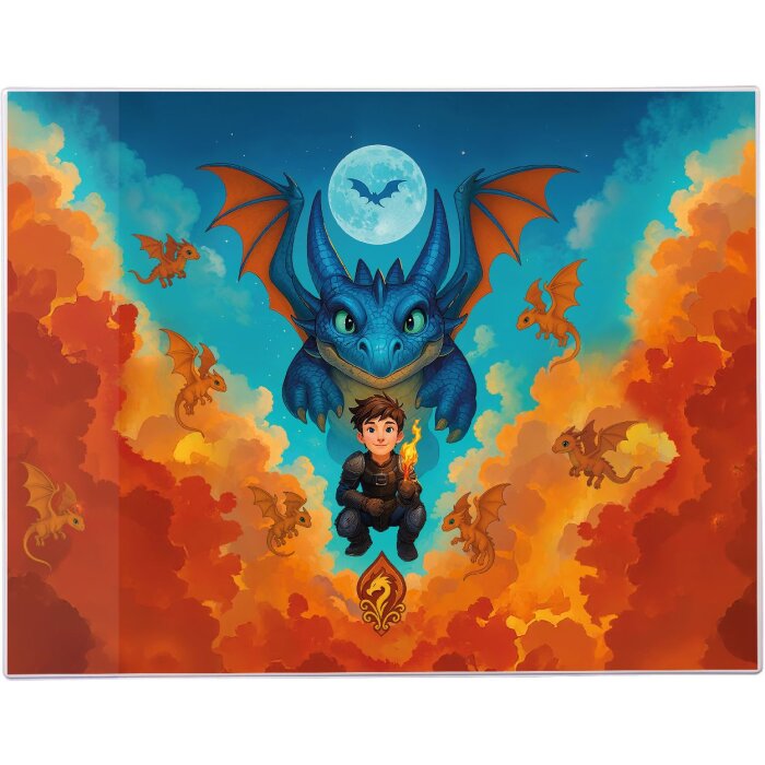 Письменная поверхность Goldbuch Drachenfreund 49x38 см, легко стираемая для детей