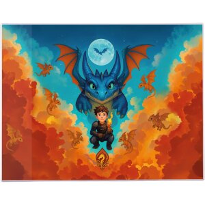 Письменная поверхность Goldbuch Drachenfreund 49x38 см, легко стираемая для детей