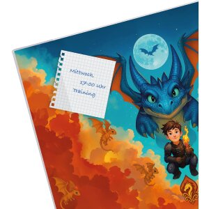 Письменная поверхность Goldbuch Drachenfreund 49x38 см, легко стираемая для детей