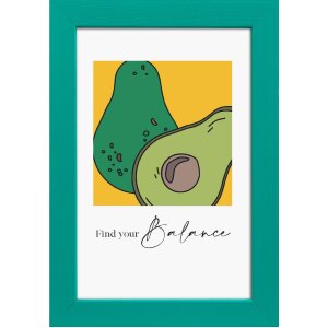 Фоторамка Goldbuch Lunaro 10x15 см зеленая с обычным стеклом