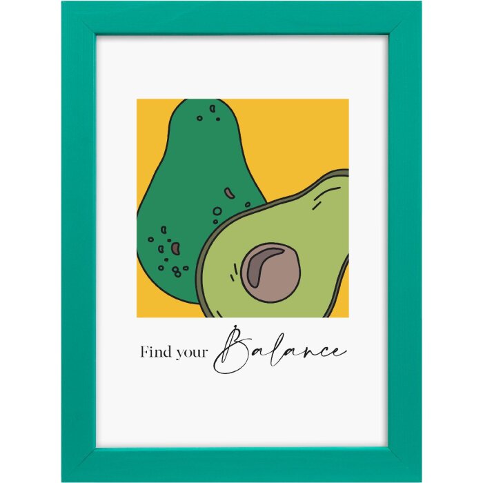 Фоторамка Goldbuch Lunaro 13x18 см зелёная с обычным стеклом