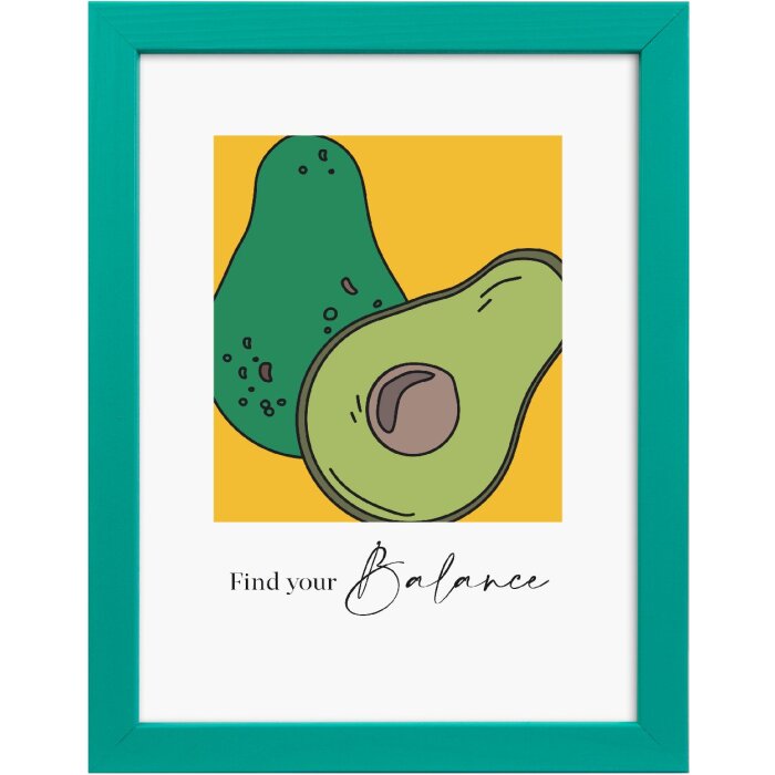 Фоторамка Goldbuch Lunaro 15x20 см, зеленая с обычным стеклом