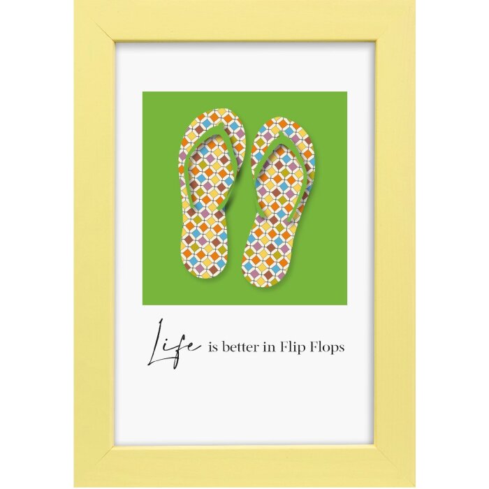 Фоторамка Goldbuch Lunaro 10x15 см, желтая, с нормальным стеклом