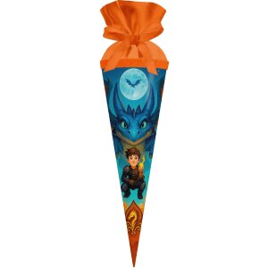 Сумка-подарок Goldbuch «Дракончик» 35x11 см, флисовый клапан, лакированная бумага