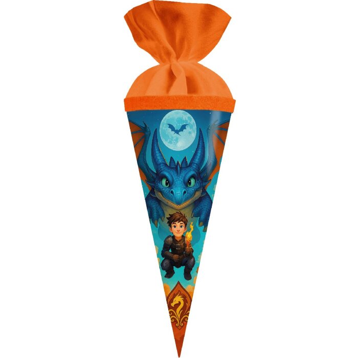 Круглая сумка Goldbuch Drachenfreund 50 см, лакированный картон с флисовым застёжком