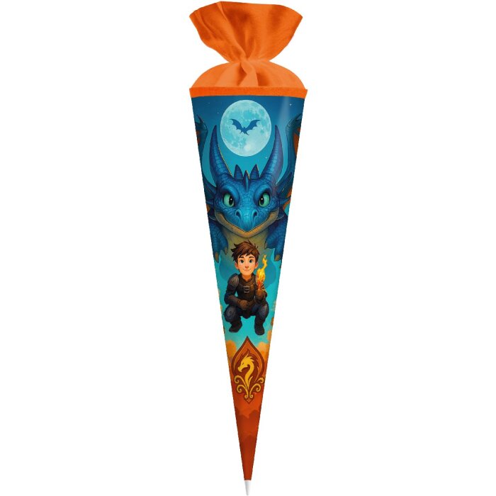 Школьный мешок Goldbuch «Дракон-друг» 70x19 см, ламинированный картон, бархатный клапан