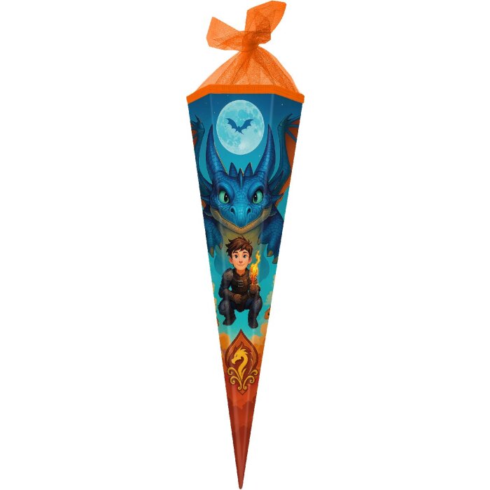 Школьная сумка Goldbuch 85 см, 6-гранная, тема «Дракон-друг»