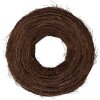 Clayre & Eef Deko Kranz Rattan Braun Ø 60x18 cm rustikal für Tür Wand Tisch
