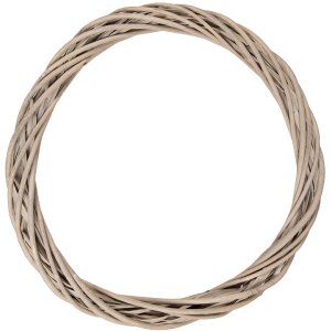 Clayre & Eef Deko Kranz Rattan Braun Ø 40x4 cm...