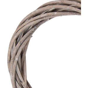 Clayre & Eef 6RO0603XS Rattan-Kranz Braun Ø...