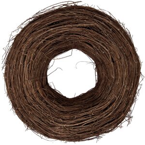 Clayre & Eef 6RO0608M Dekorationskranz Rattan Braun...