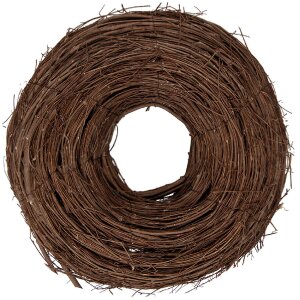 Clayre & Eef 6RO0608S Dekorationskranz Braun Ø...