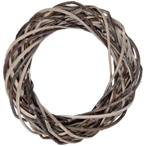 Clayre & Eef 6RO0610S Dekoration Kranz aus Rattan...