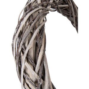 Clayre & Eef 6RO0610S Dekoration Kranz aus Rattan...