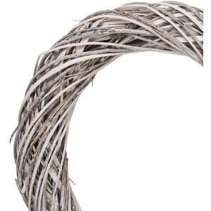 Clayre & Eef 6RO0610XLW Dekorativer Weihnachtskranz...