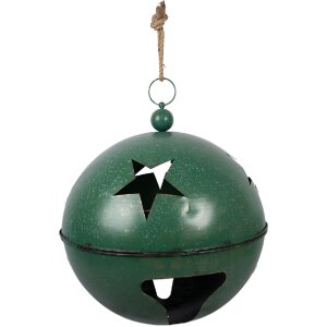 Набор декоративных колоколов Clayre & Eef зеленый Ø 60/50/40 см