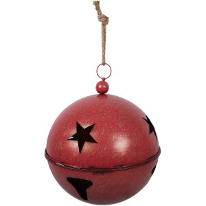 Clayre & Eef 5Y1405R Dekorative Klingel Rot Ø...