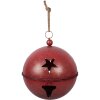 Декоративный звонок Clayre & Eef красный, Ø 60/50/40 см