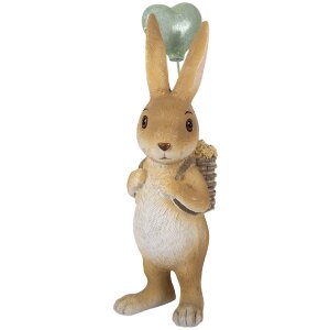 Фигурка кролика Clayre & Eef, 7x5x17 см,...