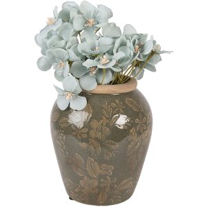 Керамическая ваза Clayre & Eef Ø13x15 см,...