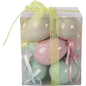 Набор декоративных подвесок в виде яиц, 9 шт.,...