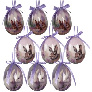 Набор подвесок-яиц Clayre & Eef, 9 шт., Ø 5x8...