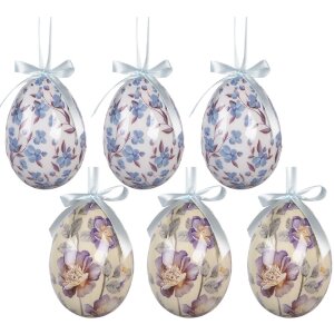 Набор подвесок в виде яиц Clayre & Eef, 6 шт.,...