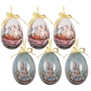 Набор декоративных подвесок в виде яиц Clayre & Eef,...