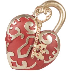 Фигурка Clayre & Eef с сердцем и ключом,...