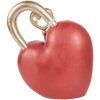 Фигурка Clayre & Eef с сердцем и ключом, красно-золотая, 22x9x30 см