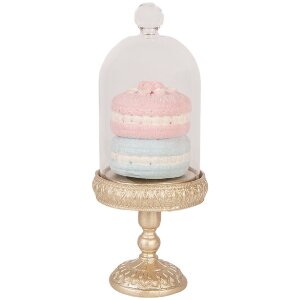 Чаша Clayre & Eef с золотисто-розовым декором...