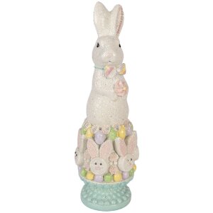 Декоративный кролик Clayre & Eef бело-розовый...