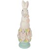 Декоративный кролик Clayre & Eef бело-розовый 12x11x34 см