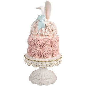 Декоративная торт-форма Clayre & Eef бело-розовая...