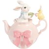 Фигурка кролика Clayre & Eef, бело-розовая, 20x14x20 см