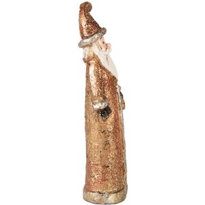 Снеговик декоративный Clayre & Eef, красный золотой,...