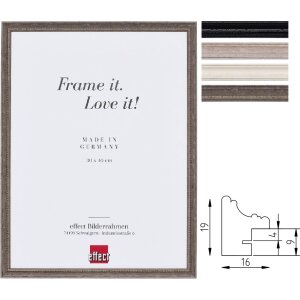 Фоторамка Effect из дерева с перламутровым бортиком, 1,6 см, шебби-чик