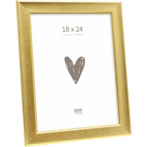 Фоторамка Deknudt S244 золотая 18x24 см
