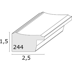 Фоторамка Deknudt S244 бронза 21x29,7 см