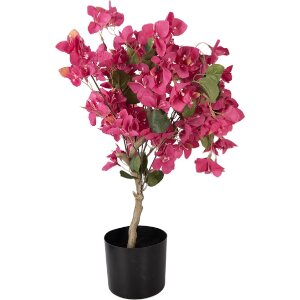 Декоративное дерево Bougainvillea 30x30x90 см, розовые цветы, зелень