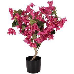 Декоративное дерево Bougainvillea 30x30x90 см, розовые цветы, зелень