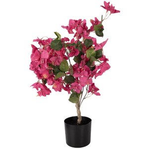 Декоративное дерево Bougainvillea 30x30x90 см, розовые цветы, зелень