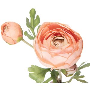 Искусственная роза крокус оранжево-зелёная 6x10x52 см от Clayre & Eef