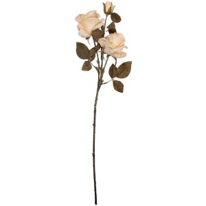 Декоративная ветка с цветами Clayre & Eef, 12x12x70 см, белый и зеленый