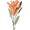 Декоративная ветка с цветами оранжево-зеленой гаммы, 88 см, Clayre & Eef