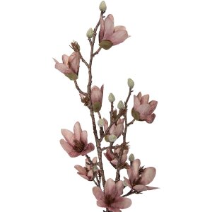 Декоративная ветка с цветами Clayre & Eef, розово-коричневые тона, 12x15x92 см