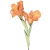 Декоративная ветка с цветами оранжево-зеленая, 85 см, Clayre & Eef