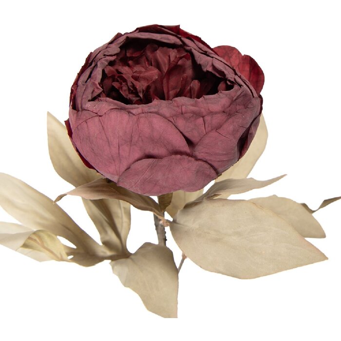 Конфетти-цветок Clayre & Eef, красно-зеленый, 11x11x62 см