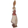 Кролик Clayre & Eef золото-красный, декор для стен и стола, 15x13x46 см