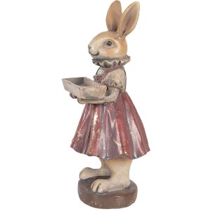 Карнавальный декор Clayre & Eef — кролик бежево-красный, 10x8x20 см